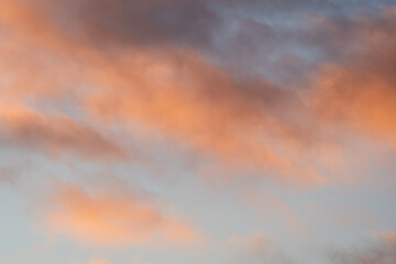 sunrise clouds soft morning light