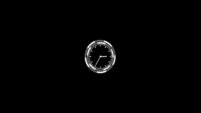 Animation of clock over network of connections and globe. global technology, digital interface and connections concept digitally generated video. - Powered by Adobe