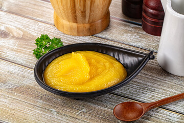 Golden Ghee melted homemade butter