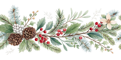 branch of red berries , Red Berries on Branch Illustration,christmas tree branches and cones