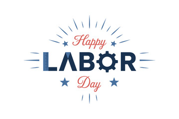 Labor Day Typography and Gear Design