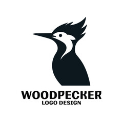 Woodpecker Vector Logo Design