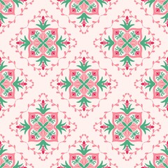 seamless floral pattern, Flower seamless pattern ,wallpaper, textile, floral, tile ,pink