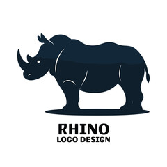 Rhino Vector Logo Design