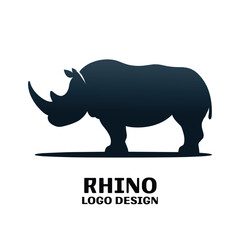 Rhino Vector Logo Design