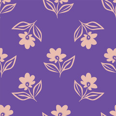 cute flower pattern image for fabric textile or wall decoration
