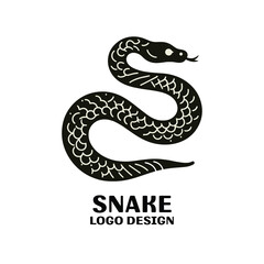 Snake Vector Logo Design