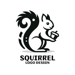 Squirrel Vector Logo Design