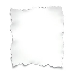 Obraz premium Torn Edge Paper Piece – High-Resolution Rip Paper PNG Design Element