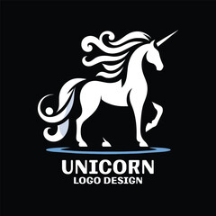Unicorn Vector Logo Design