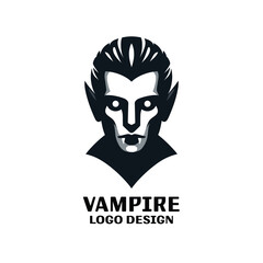 Vampire Vector Logo Design