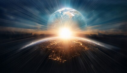 divine light symbol of gods presence truth and grace blessing the world with illumination