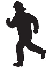  FIREFIGHTER SILHOUETTE