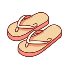 
flip flop illustration design