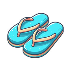 
flip flop illustration design
