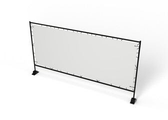 Press Wall Banner Mockup for Event Branding