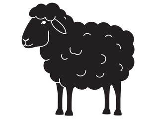 FUNNY SHEEP SILHOUETTE