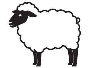 FUNNY SHEEP SILHOUETTE
