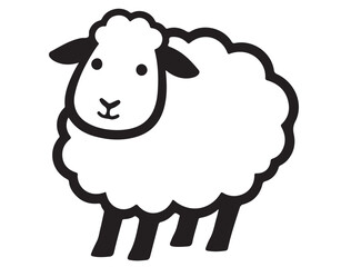 FUNNY SHEEP SILHOUETTE
