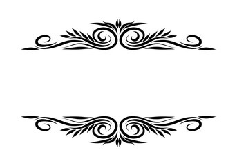 Growing floral element animation. Video clip with alpha channel.