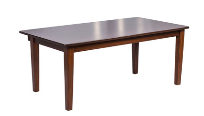 Table PNG, Wooden Furniture Isolated, Transparent Background, Home, Office, and Interior Design Illustration