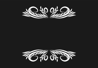 Growing floral element animation. Video clip with alpha channel.