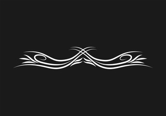 Growing floral element animation. Video clip with alpha channel.