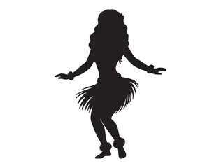 HULA DANCER SILHOUETTE