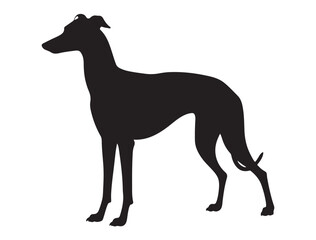 GREYHOUND DOG SILHOUETTE