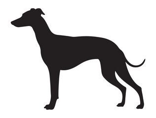 GREYHOUND DOG SILHOUETTE