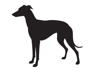 GREYHOUND DOG SILHOUETTE