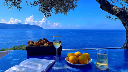 Picturesque View of Santorini Island, Greece