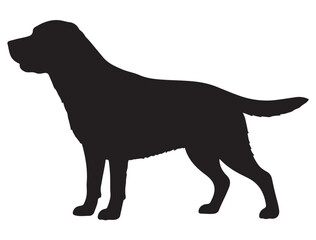 LABRADOR RETRIEVER DOG SILHOUETTE