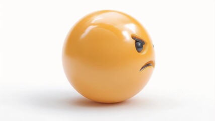 Angry Egg Emoji: Animated Expression of Frustration and Annoyance - Powered by Adobe