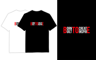 Vector t-shirt design concept for men's casual fashion apparel