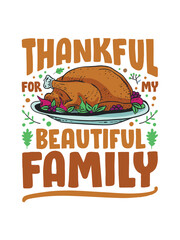 Thanksgiving t-shirt design