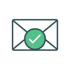 Email icon with check mark for confirmation