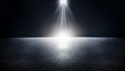 dark background with central light source