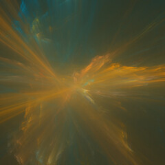 Fractal Abstract 3D Render Texture – Cosmic Bloom Look, Cosmic Energy Light Background