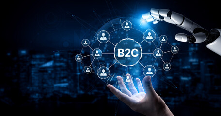 AI improves B2C models with smart delivery systems, customer engagement tools, and optimized digital retail strategies. Artificial intelligence spline