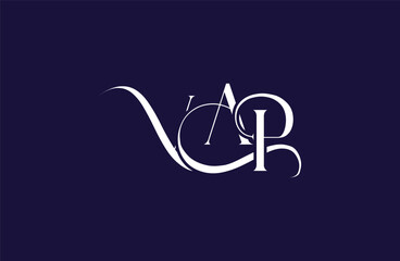 Initial VAP letter logo design. Elegant Monogram Logo Design with Decorative Elements and Typography