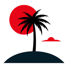 palm tree silhouette