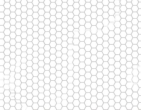 Seamless repeating hexagonal grid pattern