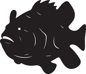 Killer Clown Frogfish Silhouettes