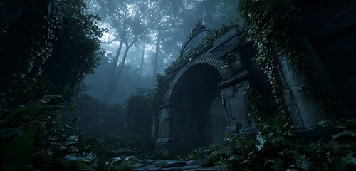 old abandoned building