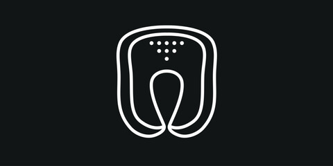 Travel Pillow Icon Vector Design Comfortable Neck Support Symbol for Airplane Trips Vacation Accessories Sleep Essentials Stickers Mobile Apps and Travel Gear UI Projects

