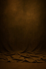 background studio brown draped textured backdrop