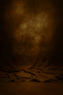 background studio brown draped textured backdrop