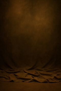 background studio brown draped textured backdrop