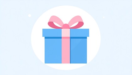 Simple gift box graphic